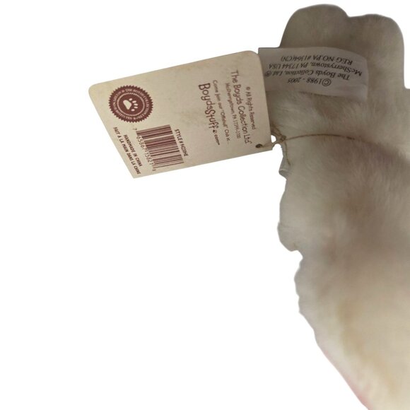 Boyds Bears Hershey Mini Floppy Bunny Head Bean Collection Plush Ornament 4" - Picture 2 of 9